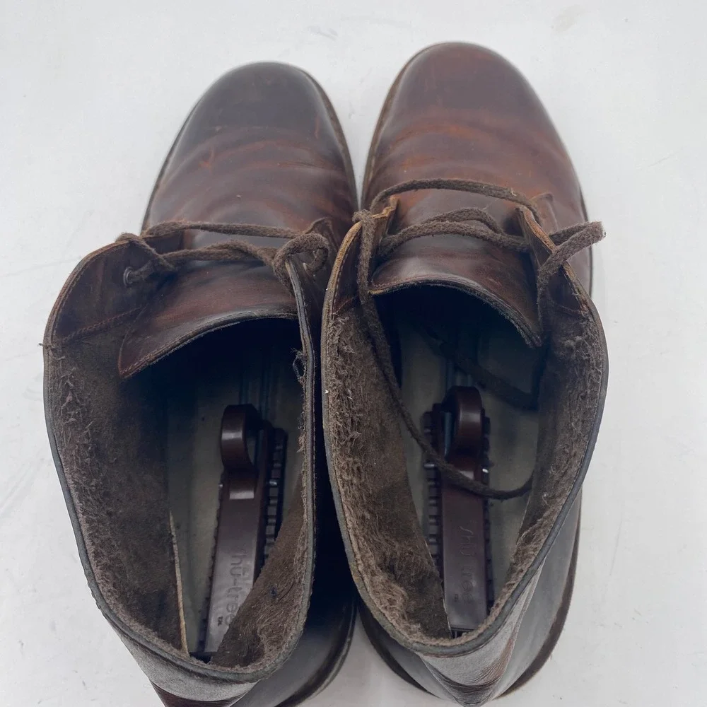 Clarks Desert Boot Chukka Mens 12 Beeswax Brown Leather Classic 26034135 Ankle